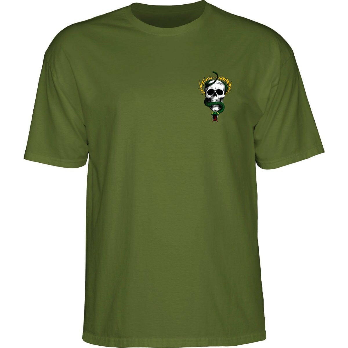 Powell Peralta - McGill Skull & Snake Tee Military Green.