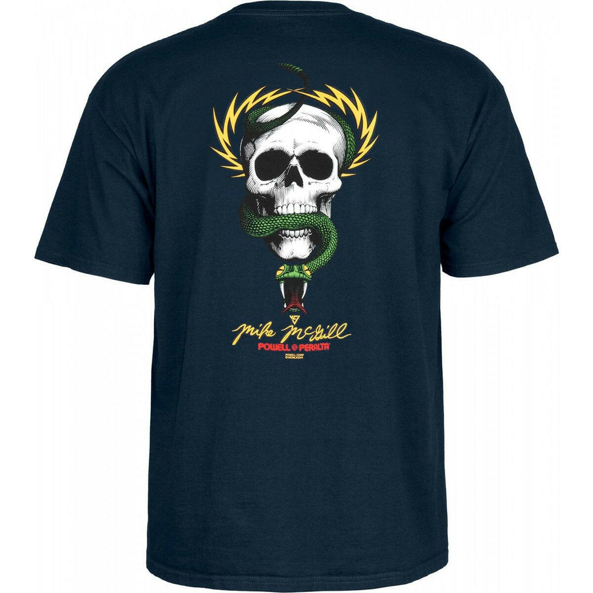 Powell Peralta - McGill Skull & Snake Tee Navy.
