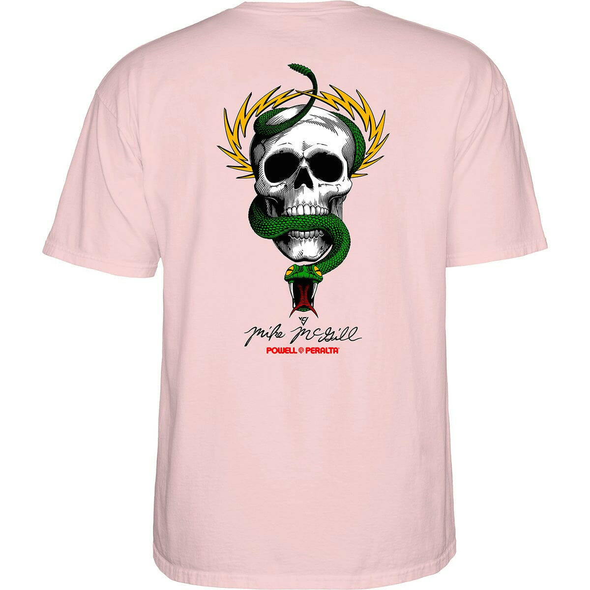 Powell Peralta - McGill Skull & Snake Tee Pink.