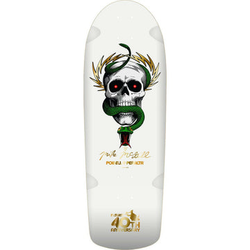 Powell Peralta - Mike McGill Skull & Snake McTwist 40th Ann. White 10.0 Reissue Skateboard Deck.