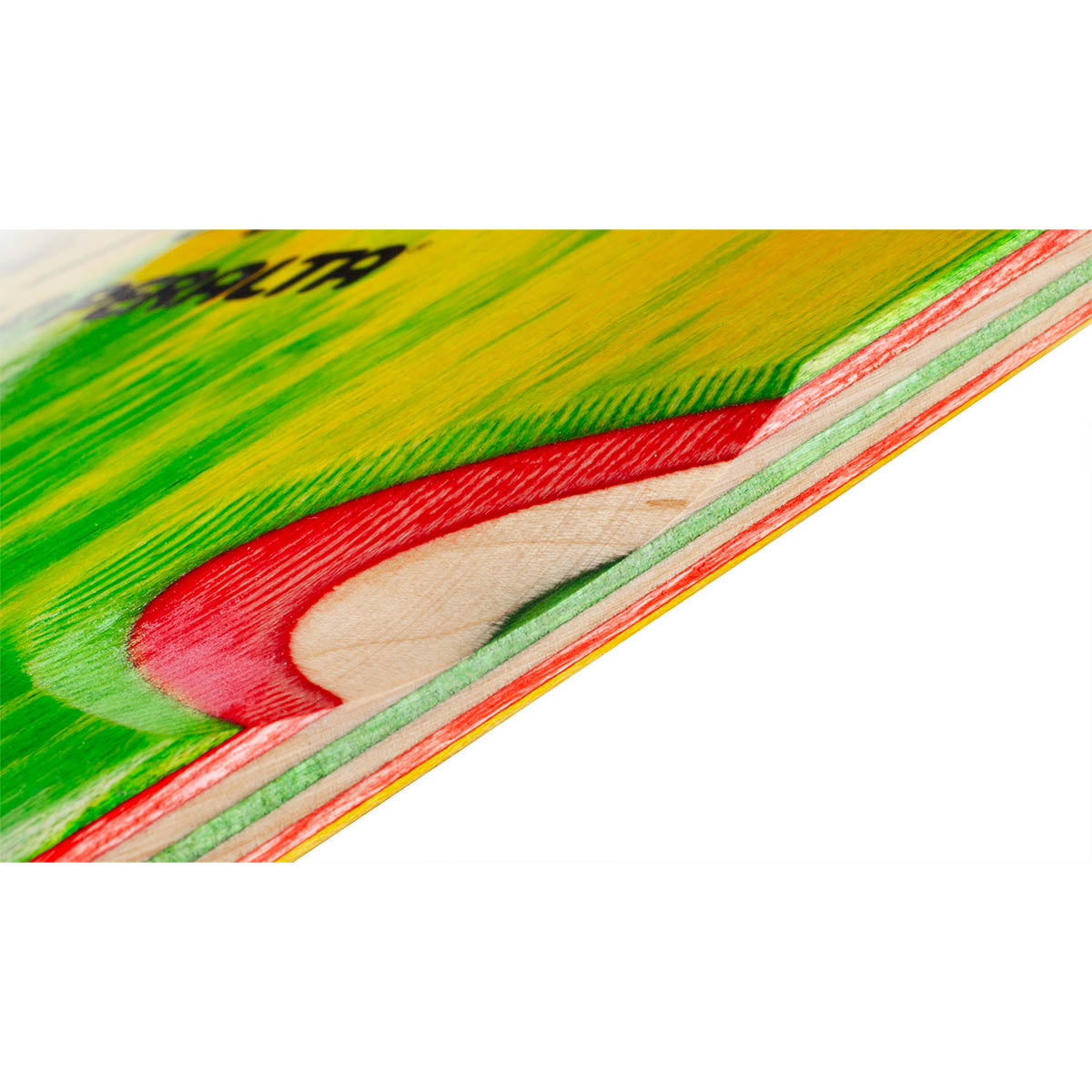 Powell Peralta Mike McGill Skull & Snake Rasta Fade 10.0 Reissue Skateboard Deck Detail