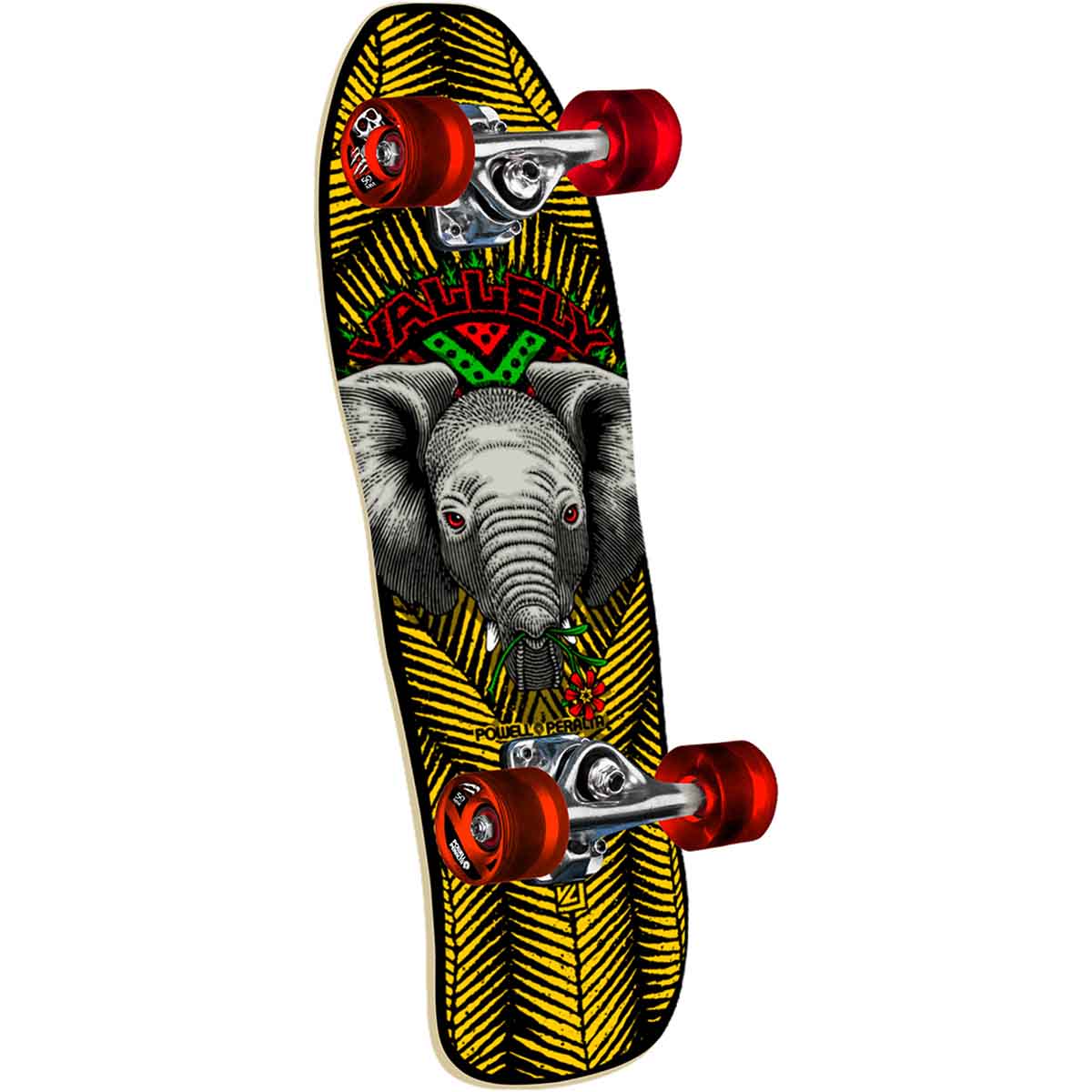 Powell Peralta Mike Vallely Baby Elephant Cruiser 8.0 Complete Skateboard
