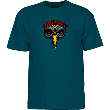 Powell Peralta Mike Vallely Elephant Tee Midnight Teal Front