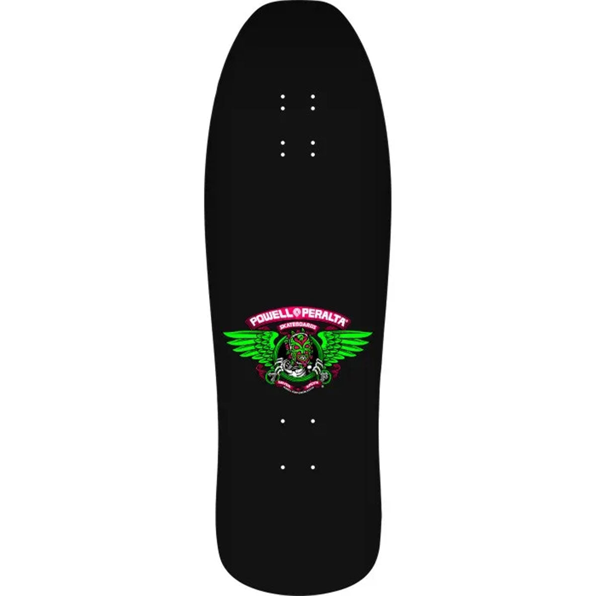 Powell Peralta Nicky Guerrero Mask Blacklight 10.0 Reissue Skateboard Deck Top