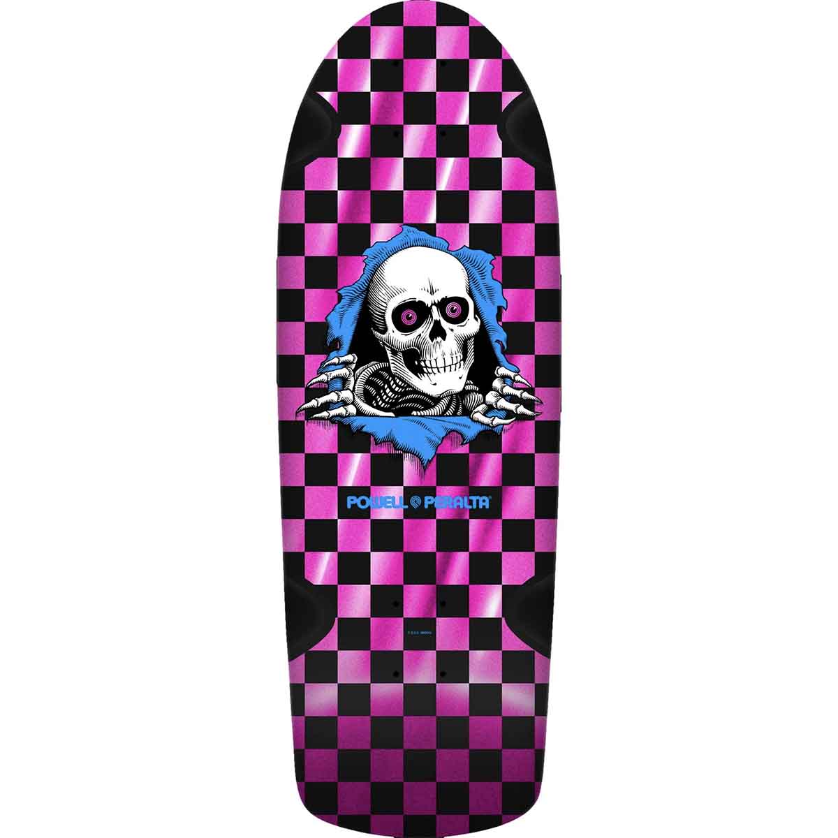 Powell Peralta OG Ripper Checker Pink Foil 10.0 Reissue Skateboard Deck