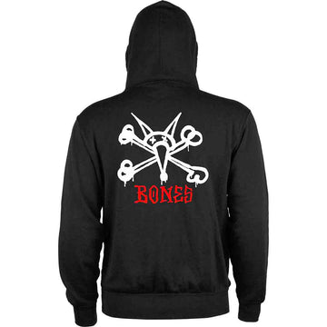 Powell Peralta Rat Bones Hoodie Black Back