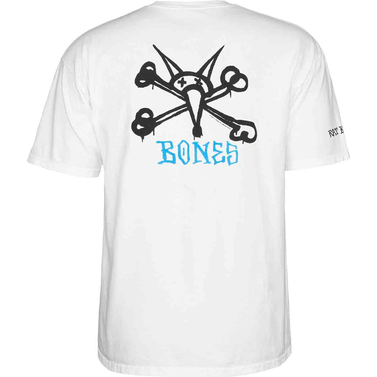 Powell Peralta Rat Bones Tee White Back