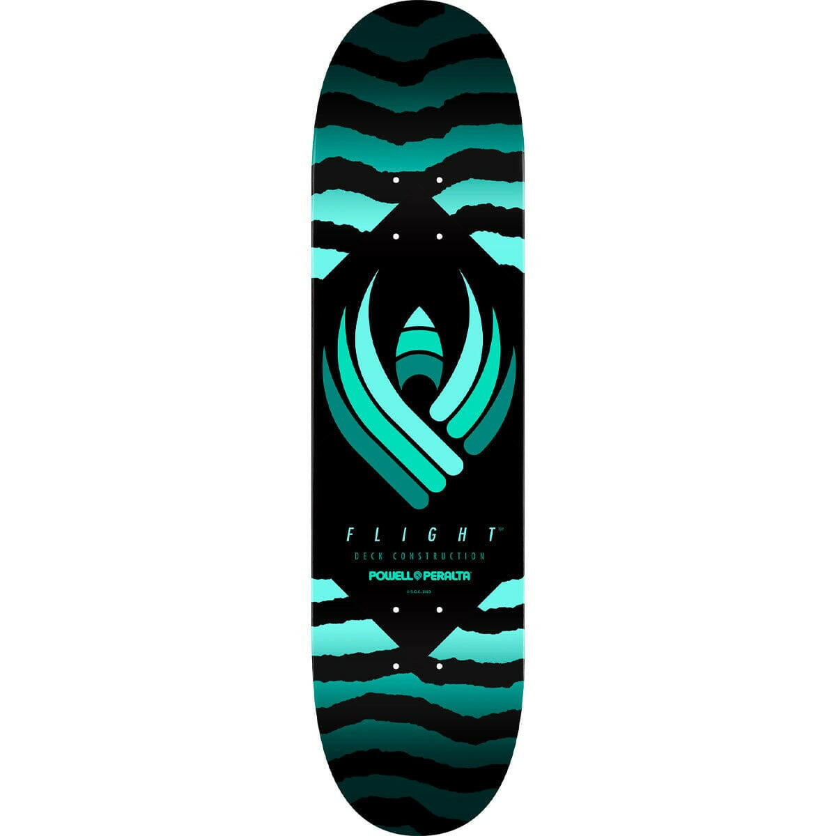Powell Peralta - Safari Teal Flight 248 8.25 Skateboard Deck.