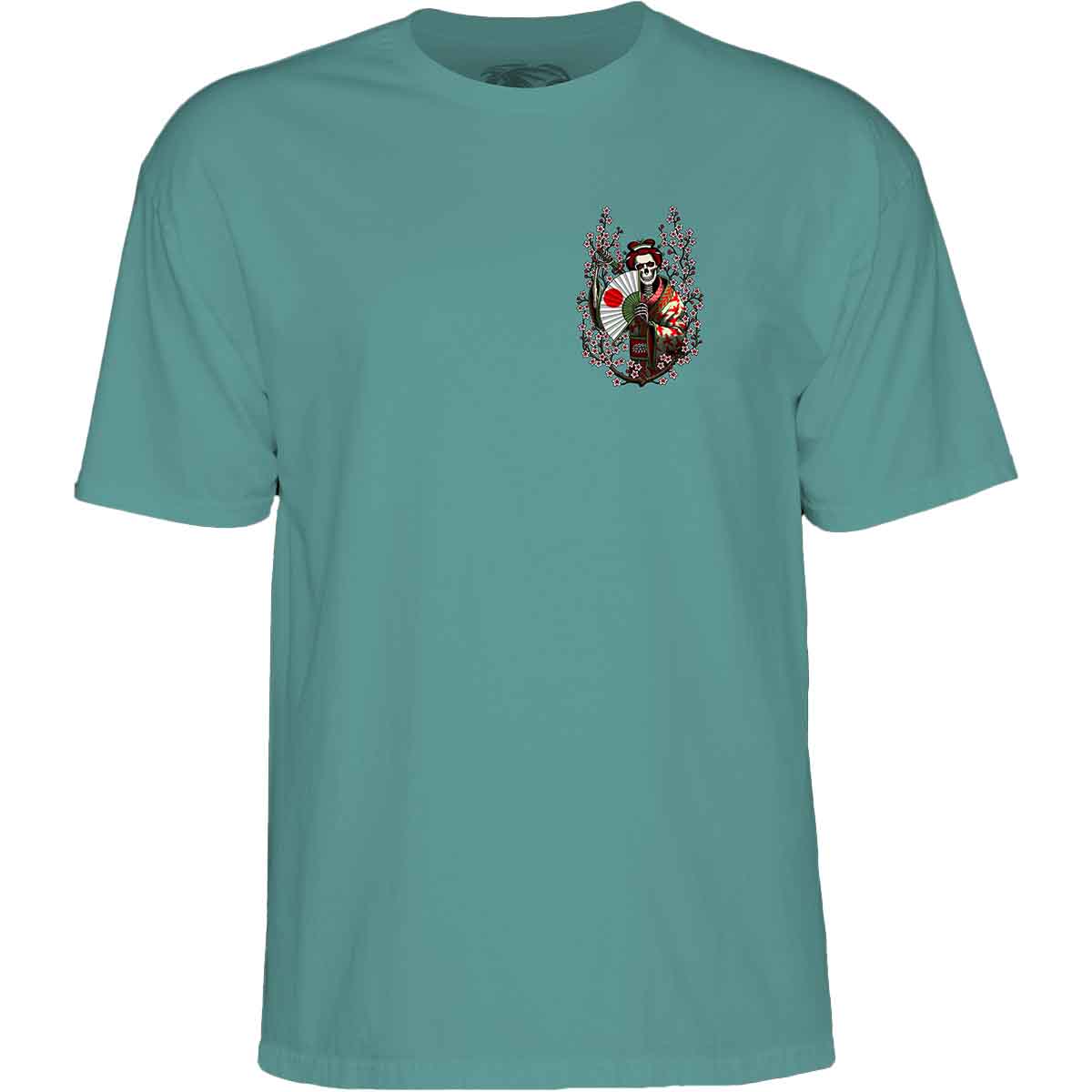 Powell Peralta Sakura Yosozumi Samurai Tee Aquatic Front