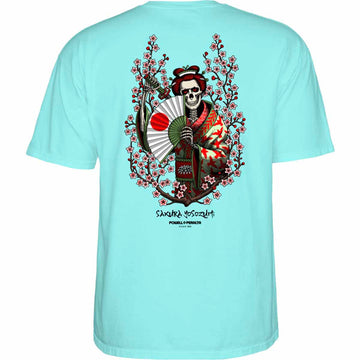 Powell Peralta Sakura Yosozumi Samurai Tee Celadon Back
