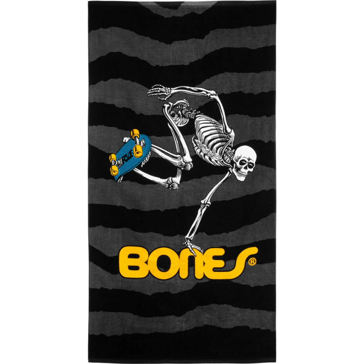 Powell Peralta - Skateboard Skeleton Beach Towel Black.