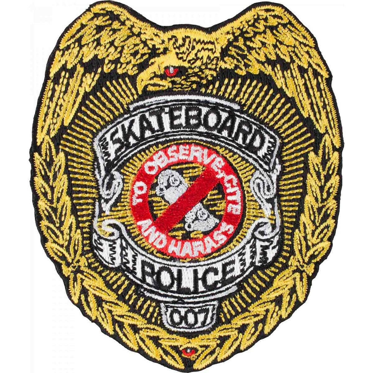 Powell Peralta -  Skateboard Police Patch.