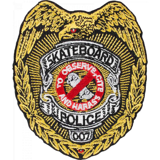 Powell Peralta -  Skateboard Police Patch.