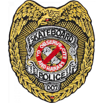 Powell Peralta -  Skateboard Police Patch.