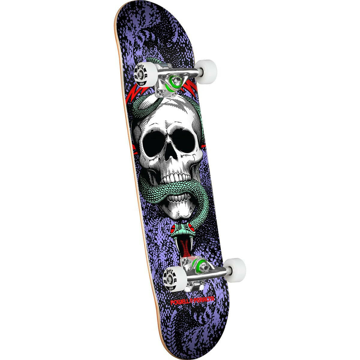 Powell Peralta - Skull & Snake Black/Purple 7.75 Complete Skateboard.