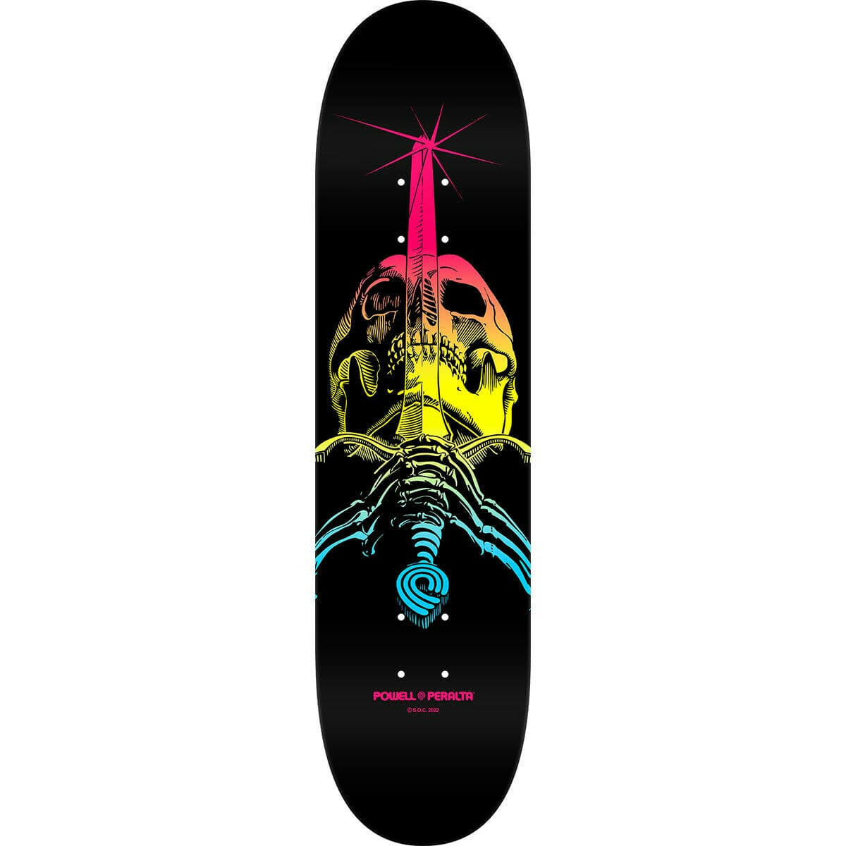 Powell Peralta - Skull & Sword Colby Fade 243 8.25 Skateboard Deck.