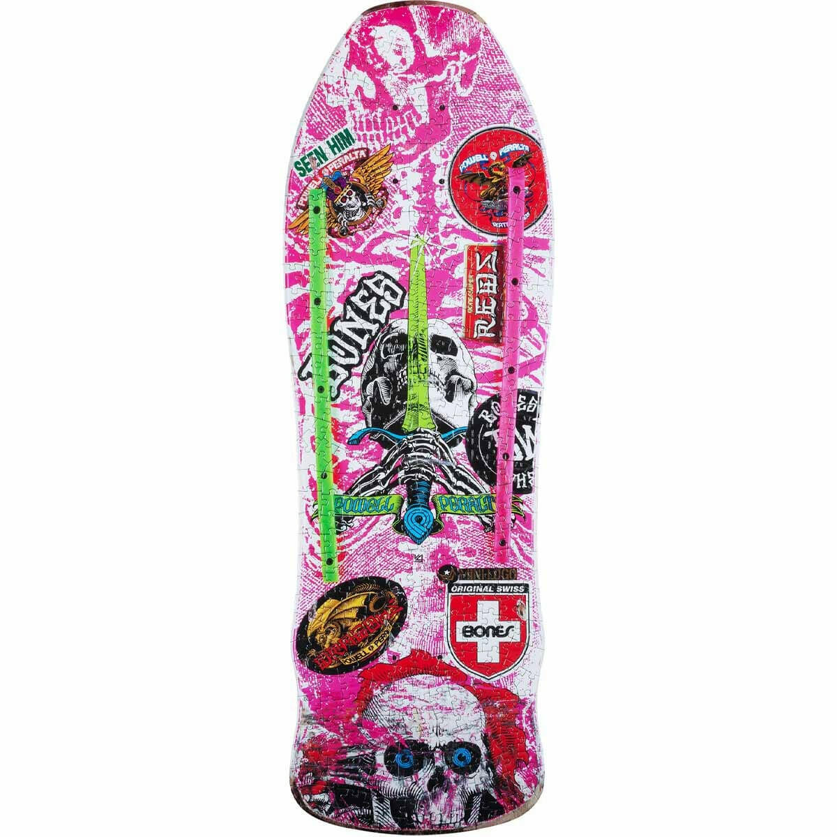 Powell Peralta -  Skull & Sword Jigsaw Puzzle.