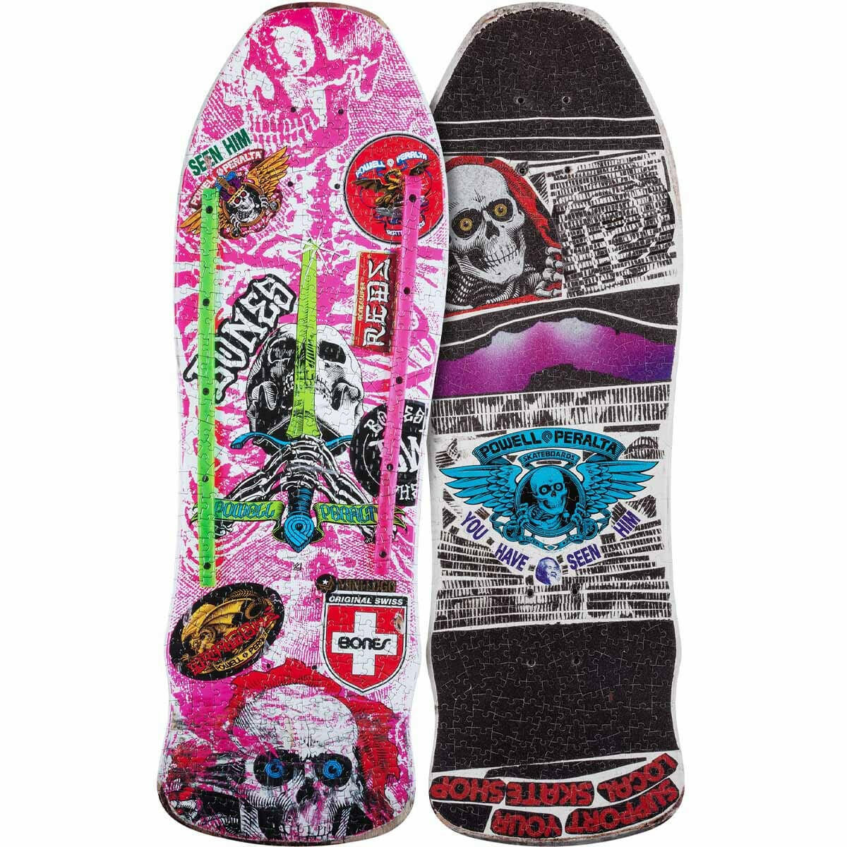 Powell Peralta -  Skull & Sword Jigsaw Puzzle.