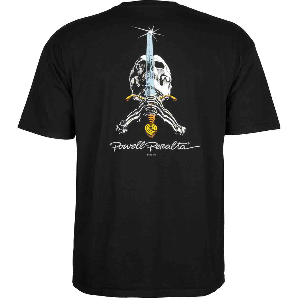 Powell Peralta Skull & Sword Tee Black Back