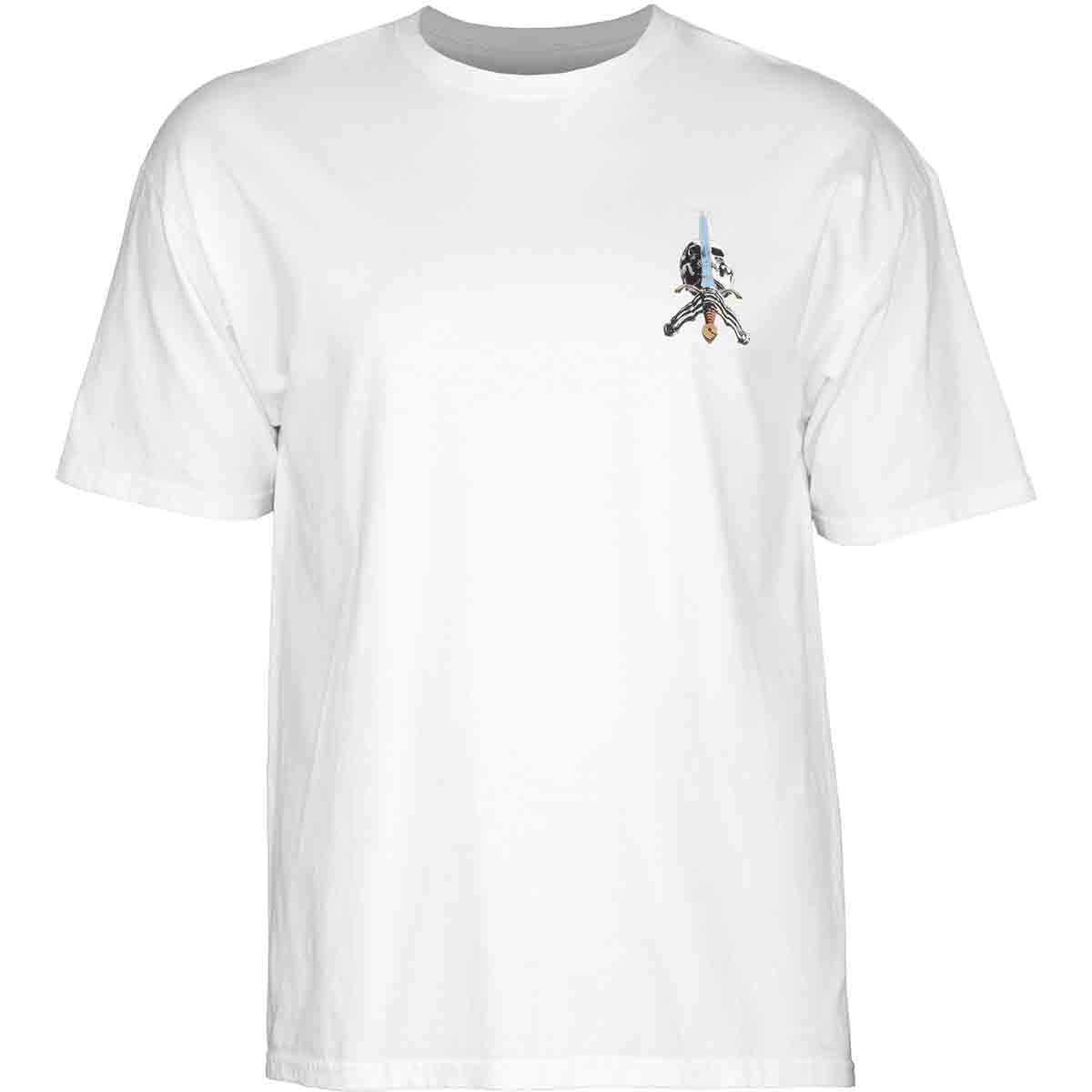 Powell Peralta Skull & Sword Tee White Front