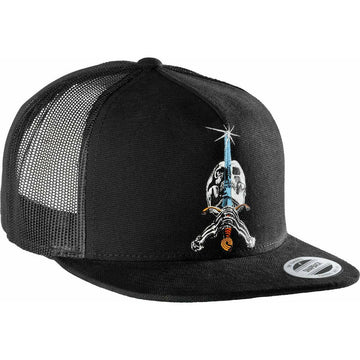 Powell Peralta - Skull & Sword Trucker Cap Black.