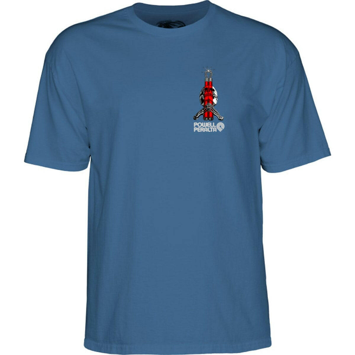 Powell Peralta - Skull & Nunchucks Bruce Lee Collab Tee Indigo Blue.