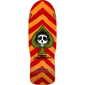 Powell Peralta - Steve Steadham Spade Orange 10.0 Reissue Skateboard Deck.