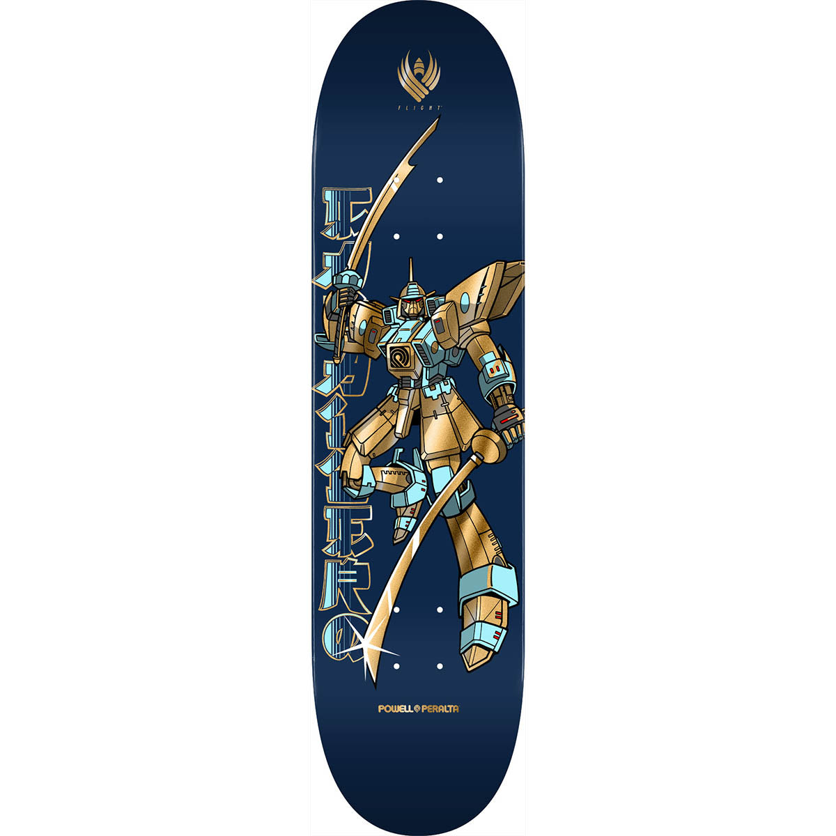 Powell Peralta - Steve Caballero Gundam Flight Blue 8.5 Skateboard Deck.