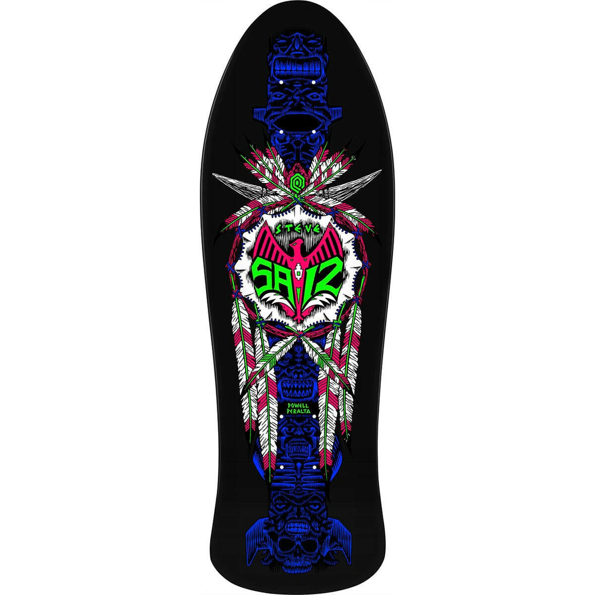 Powell Peralta - Steve Saiz Totem 10.0 Reissue Skateboard Deck.