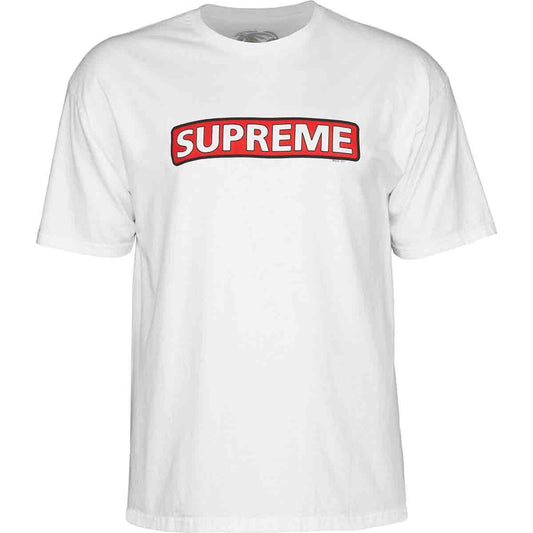 Powell Peralta Supreme Tee White