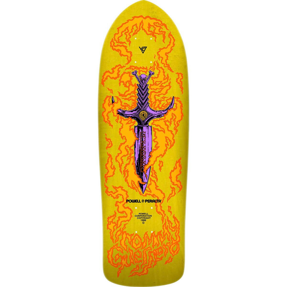 Powell Peralta - Tommy Guerrero Bones Brigade Series 15 9.75 Reissue Skateboard Deck.