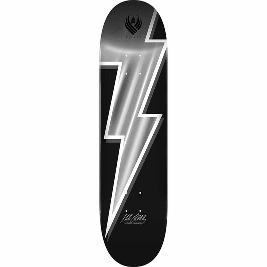 Powell Peralta Mike Vallely Lightning Bolt Silver Flight Skateboard Deck