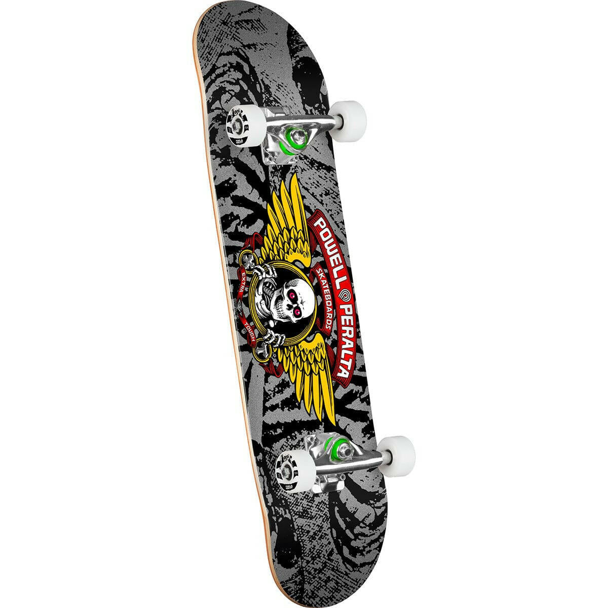 Powell Peralta - Winged Ripper Black/Silver 7.0 Complete Skateboard.