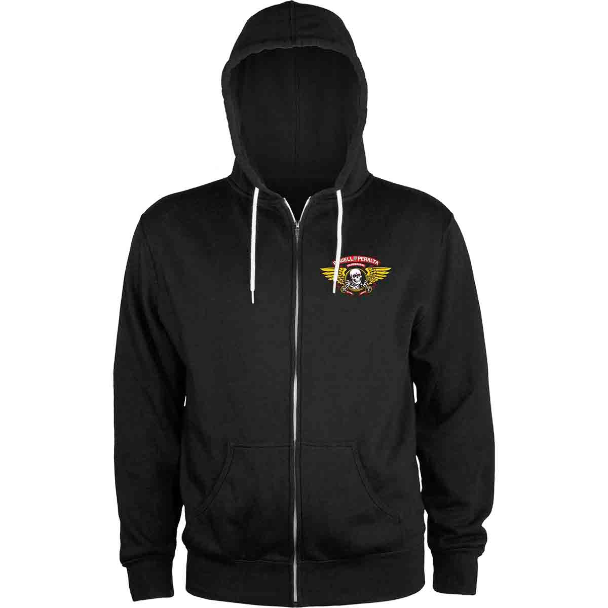 Powell Peralta Winged Ripper Hoodie Black Front