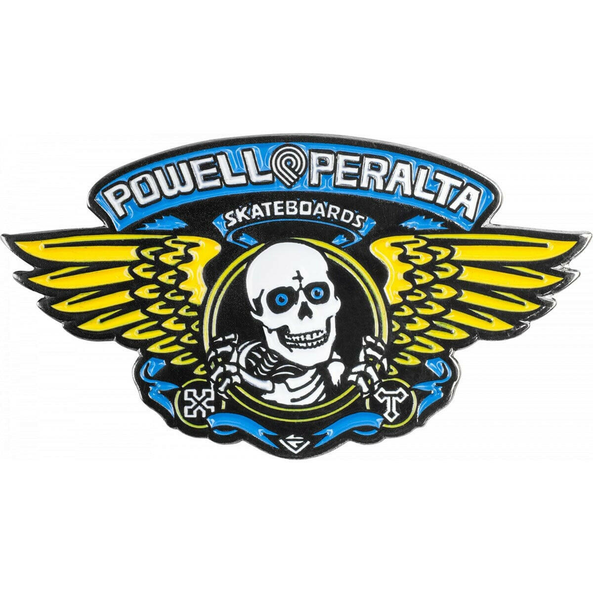 Powell Peralta - Winged Ripper Blue Lapel Pin.