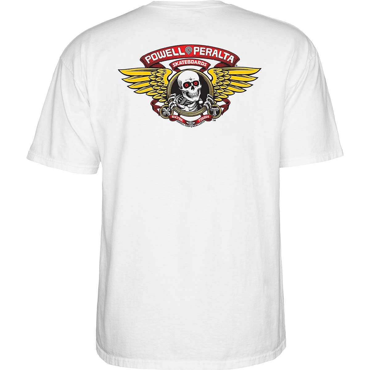 Powell Peralta Winged Ripper Tee White Back