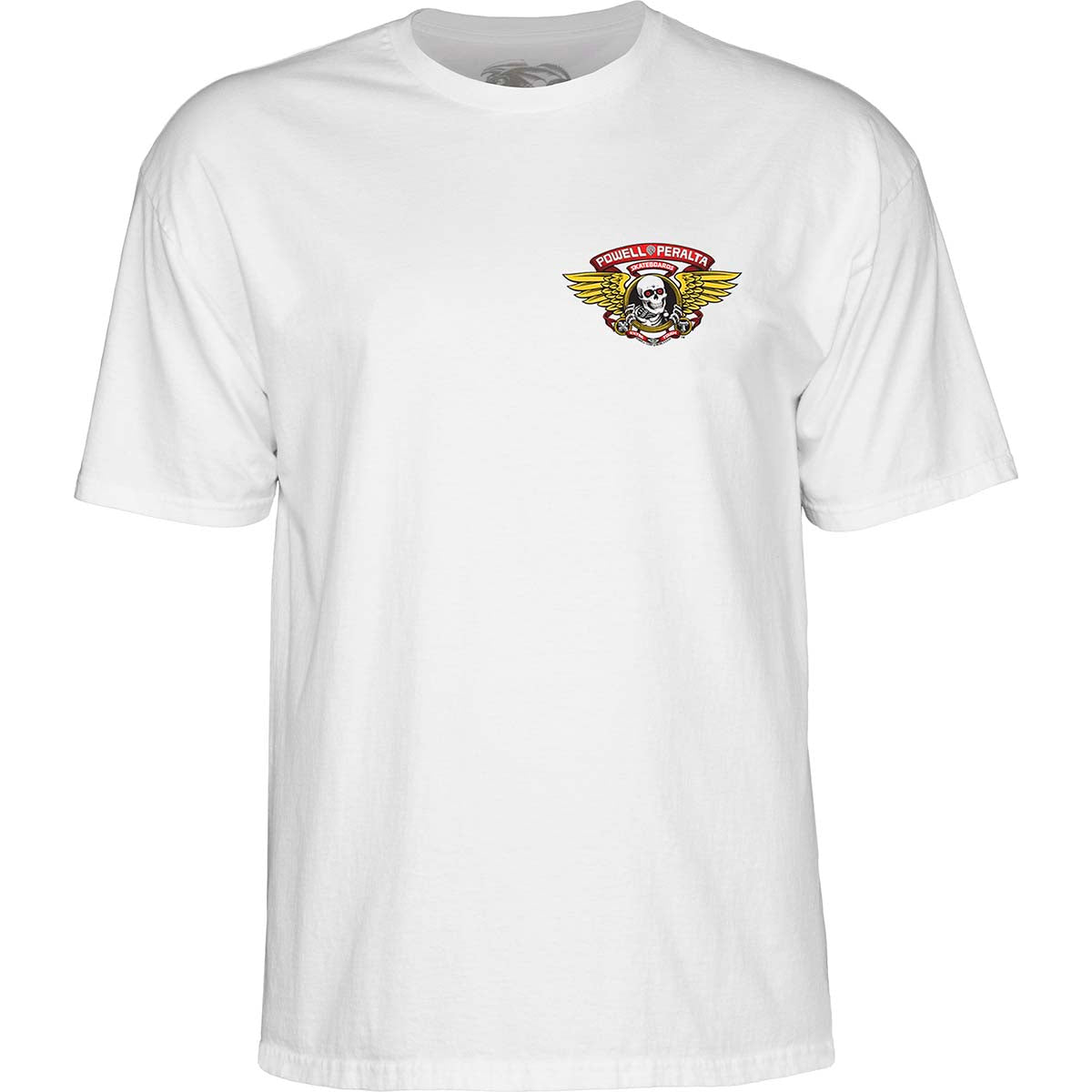 Powell Peralta Winged Ripper Tee White Front