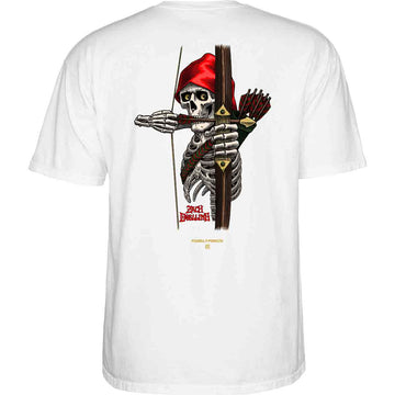 Powell Peralta Zach Doelling Archer Tee White Back