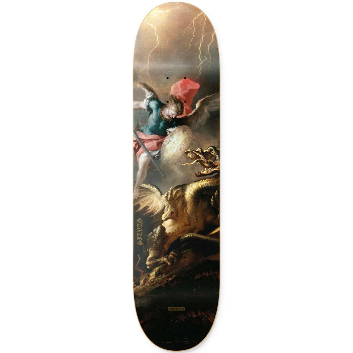 Primitive - Miles Silvas Courage 8.25 Skateboard Deck.