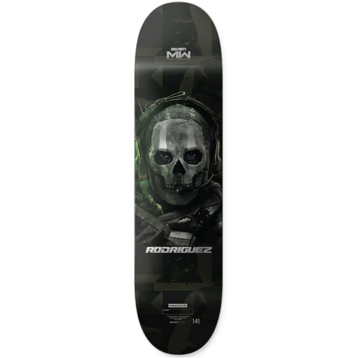 Primitive - Paul Rodriguez Ghost 8.125 Skateboard Deck.