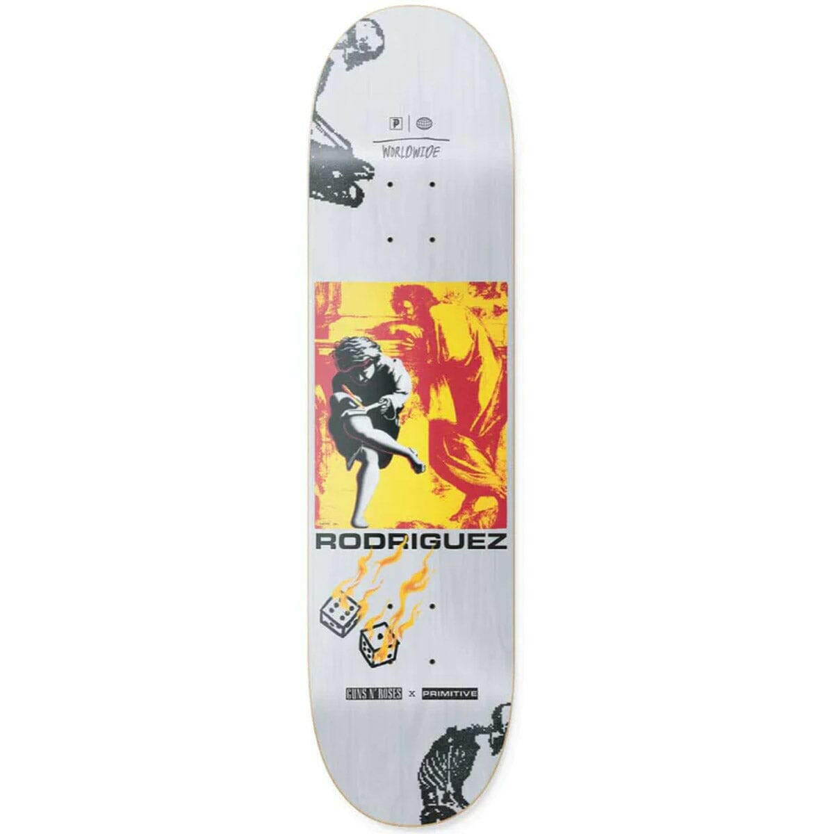 Primitive - Paul Rodriguez Estranged 8.25 Skateboard Deck.