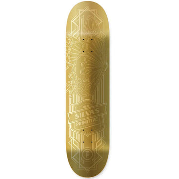 Primitive - Miles Silvas Butterfly Gold 8.25 Skateboard Deck.