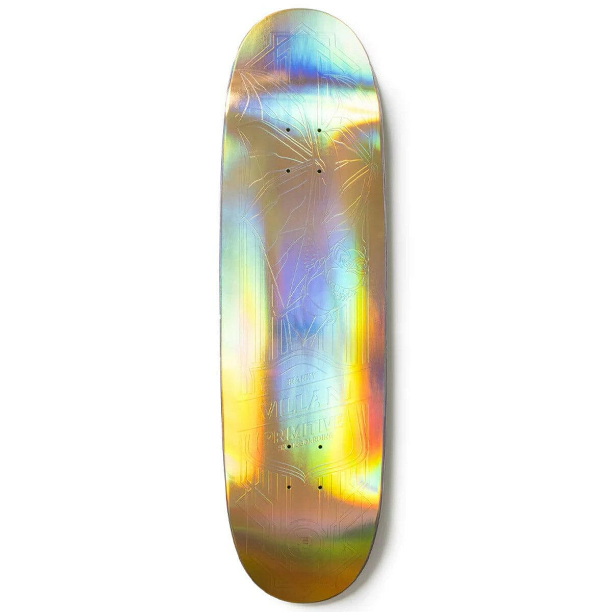 Primitive - Franky Villani Holofoil Bat 8.75 Skateboard Deck.