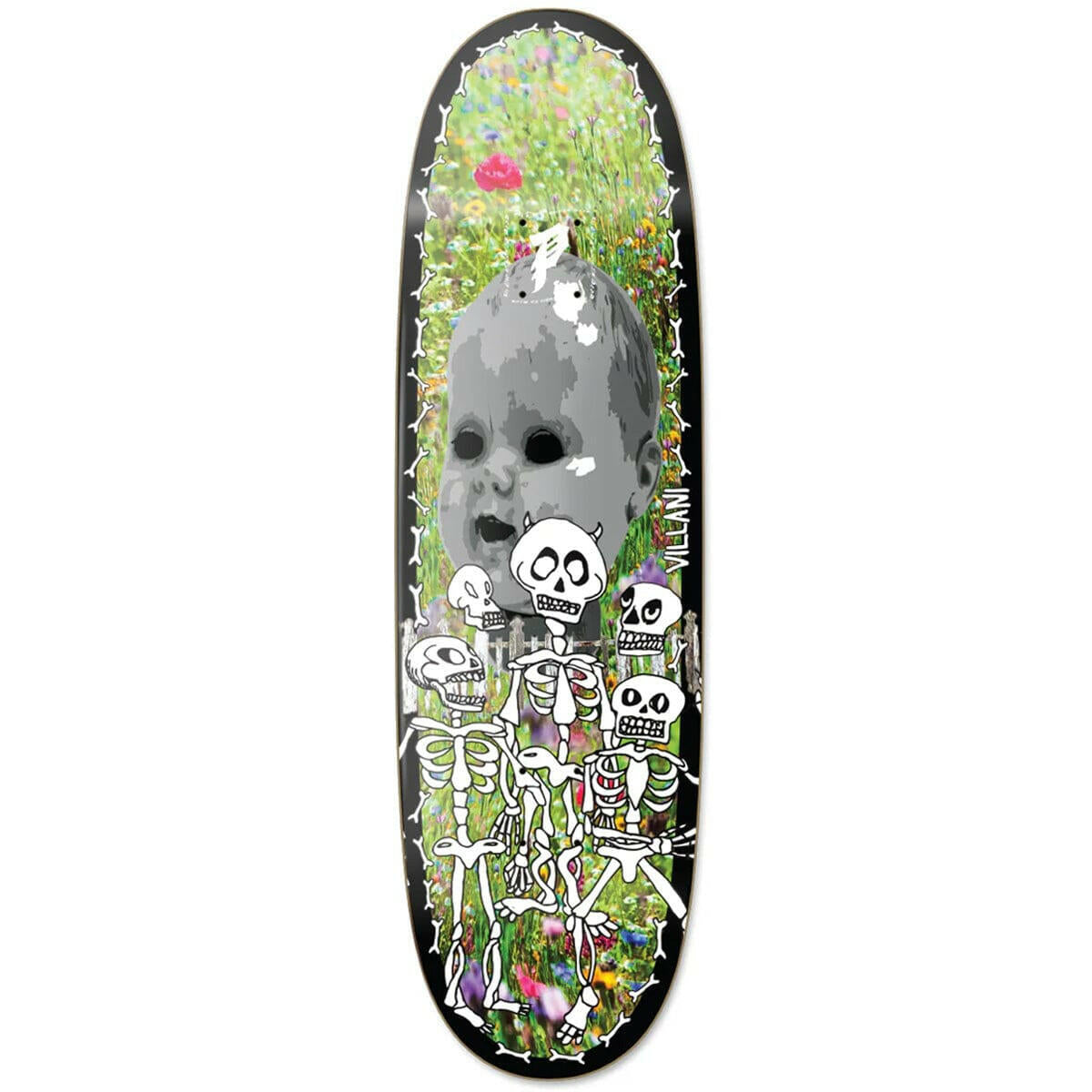 Primitive - Franky Villani Play Nice 9.125 Skateboard Deck.