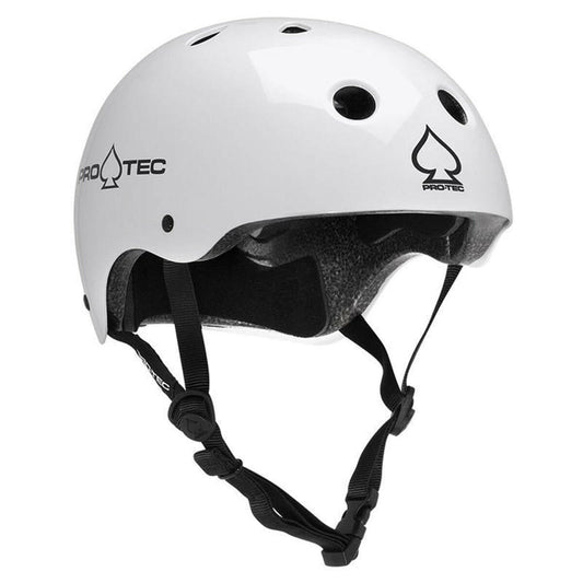 Pro Tec Classic Certified Helmet White Gloss.