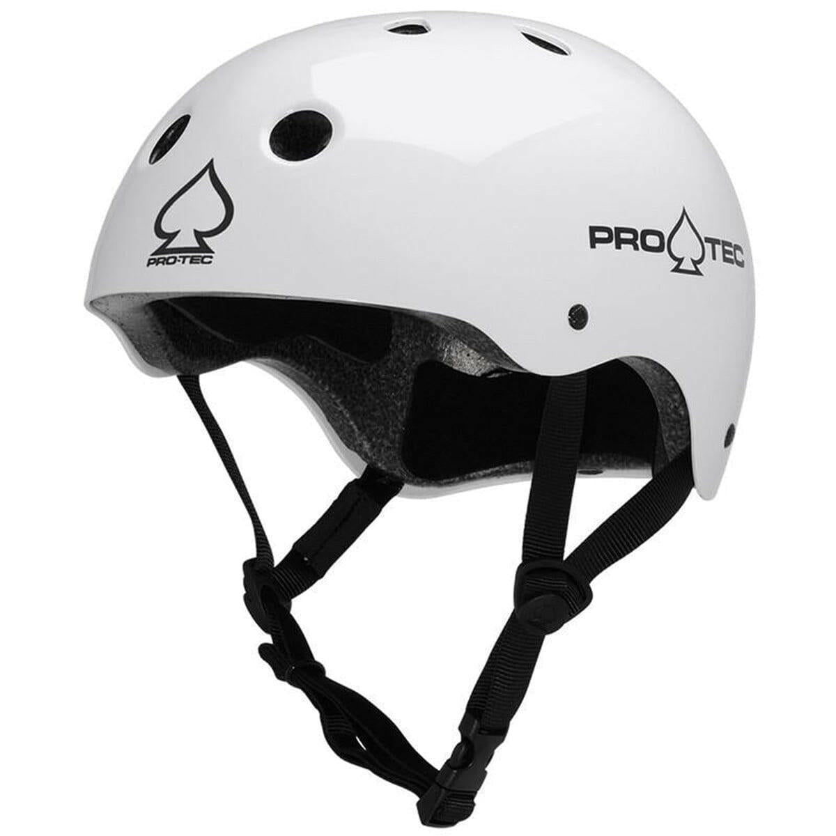 Pro Tec Classic Certified Helmet White Gloss.