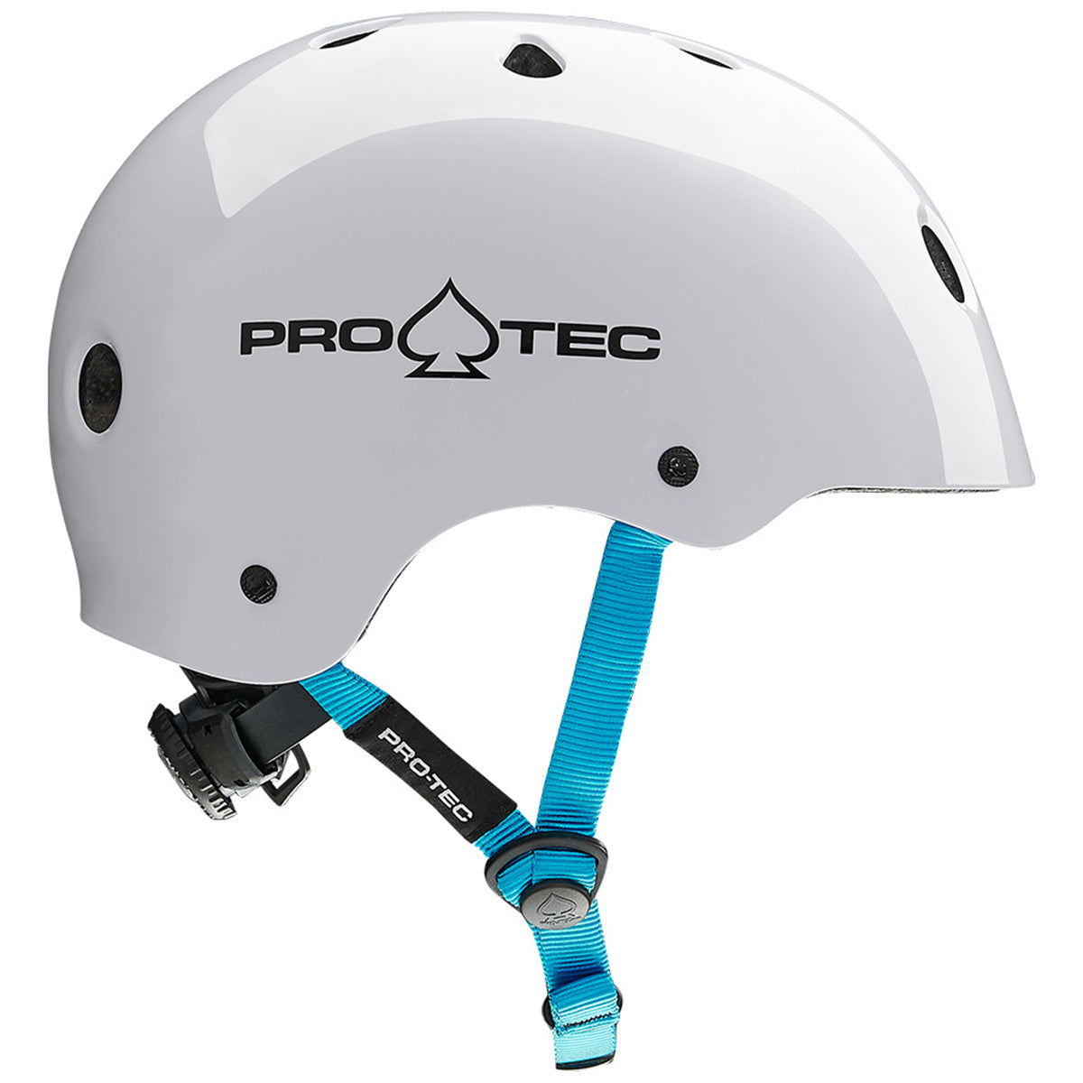 Pro Tec Junior Classic Fit Certified Helmet Gloss White Side