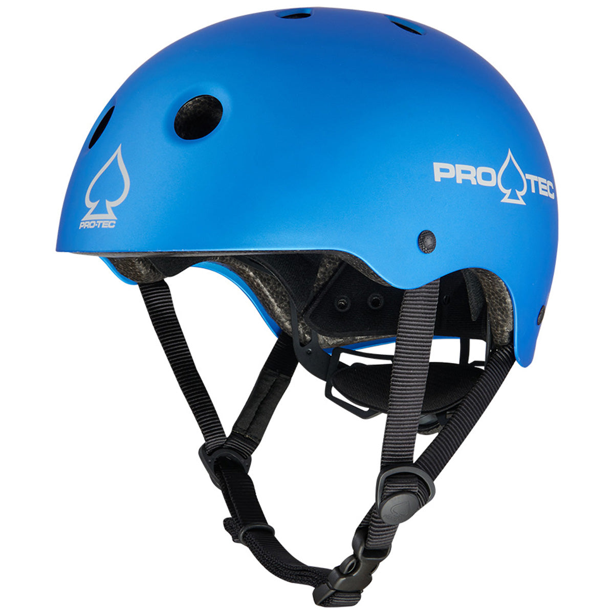 Pro Tec Junior Classic Fit Certified Helmet Metallic Blue Angle