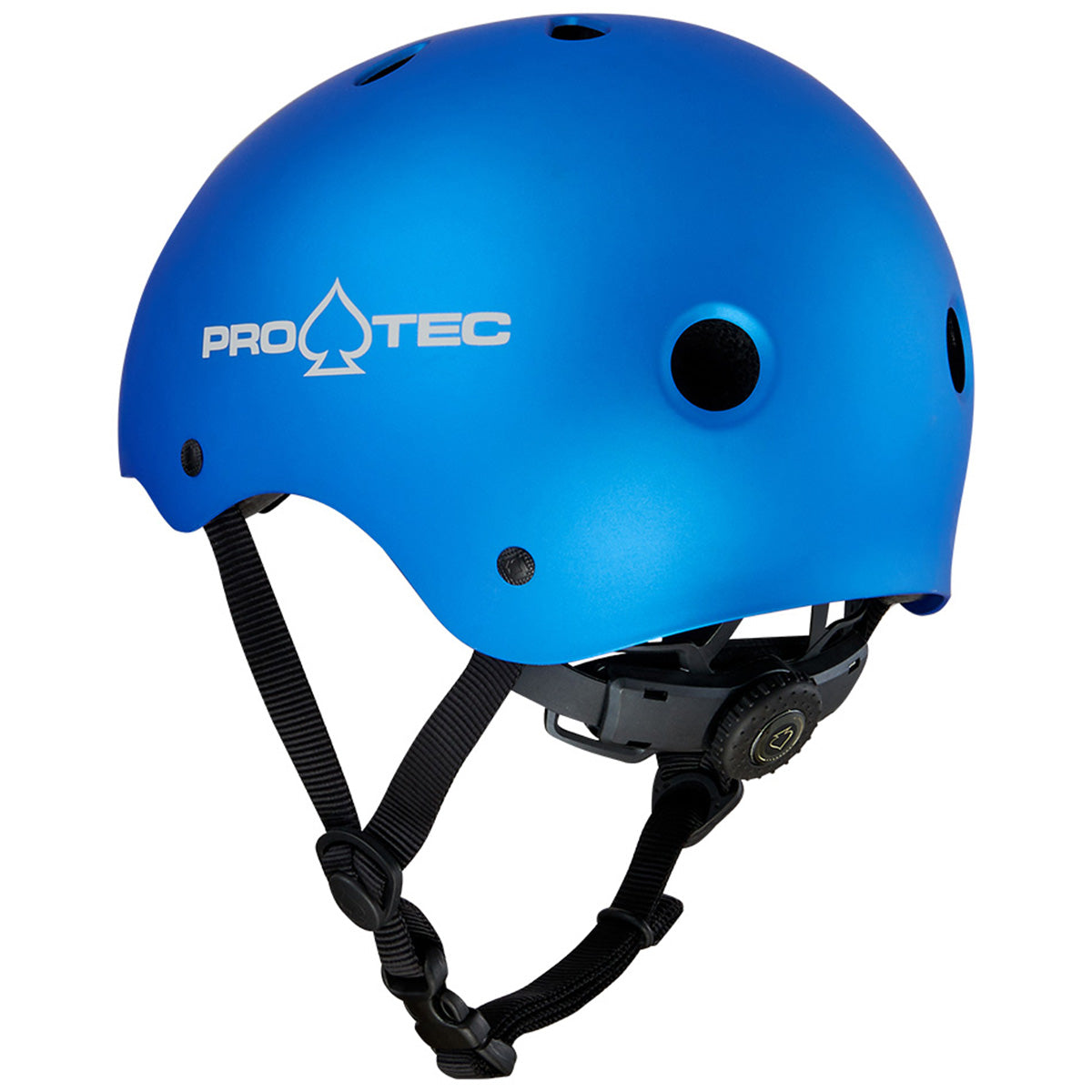 Pro Tec Junior Classic Fit Certified Helmet Metallic Blue Back Angle