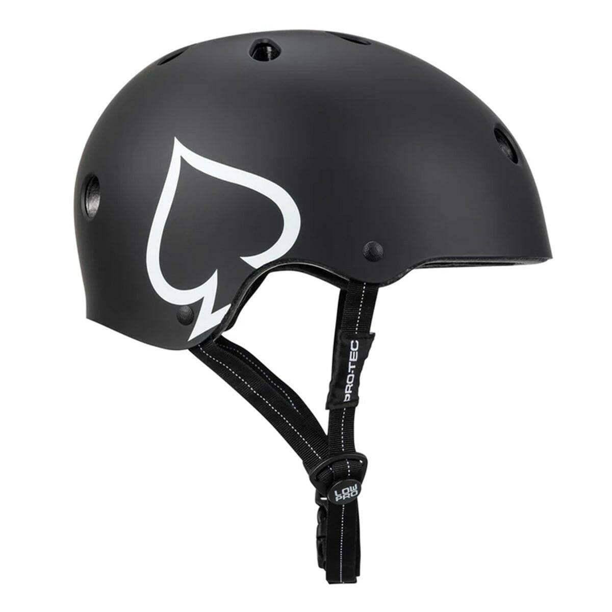 Pro Tec - Low Pro Certified Helmet Matte Black.